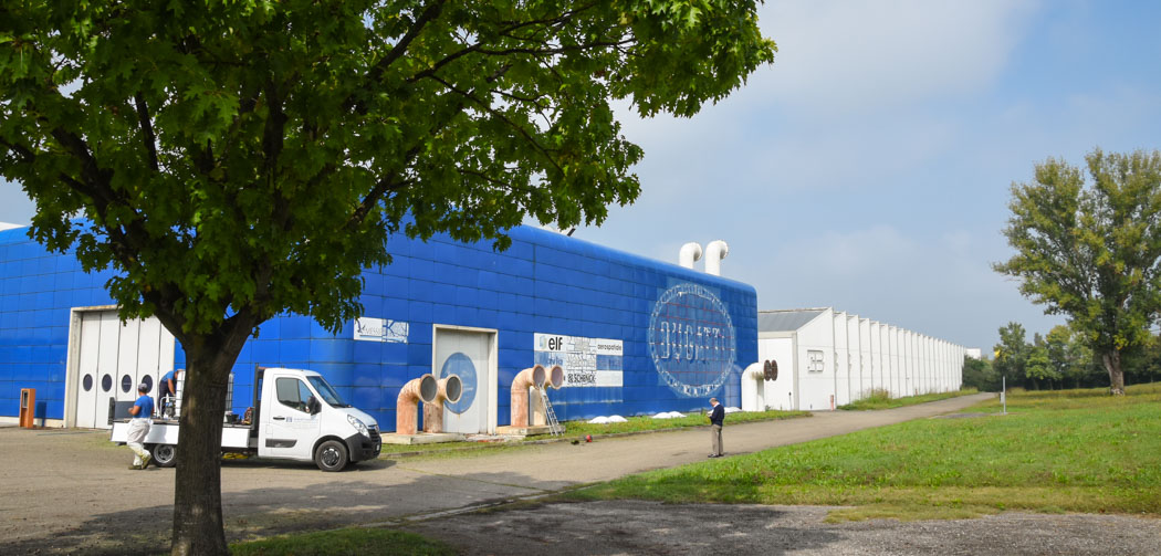 opuštěná továrna bugatti v itálii