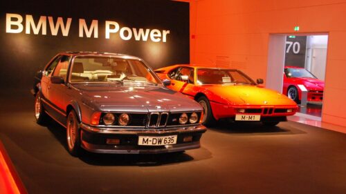 Vozy BMW v budově muzea
