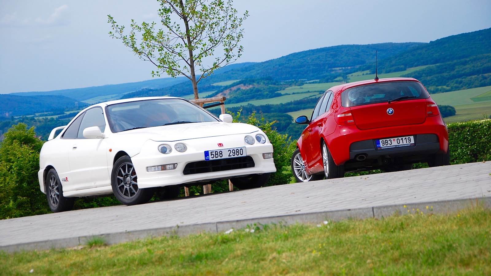 Honda Integra TypeR a BMW 120d E87