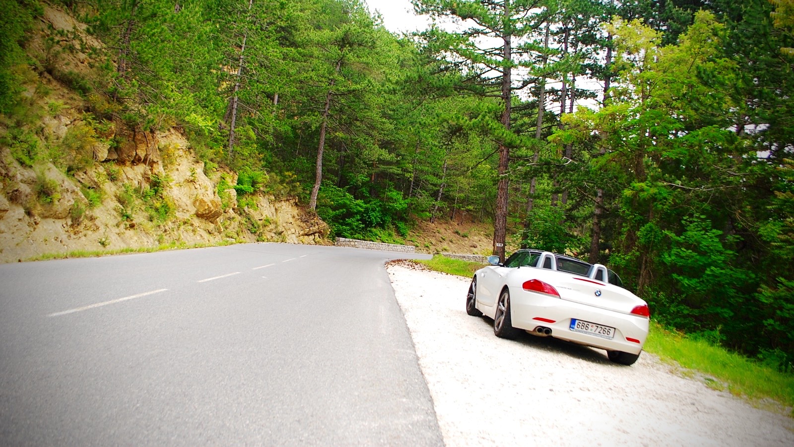 BMW Z4 na Route Napoleon