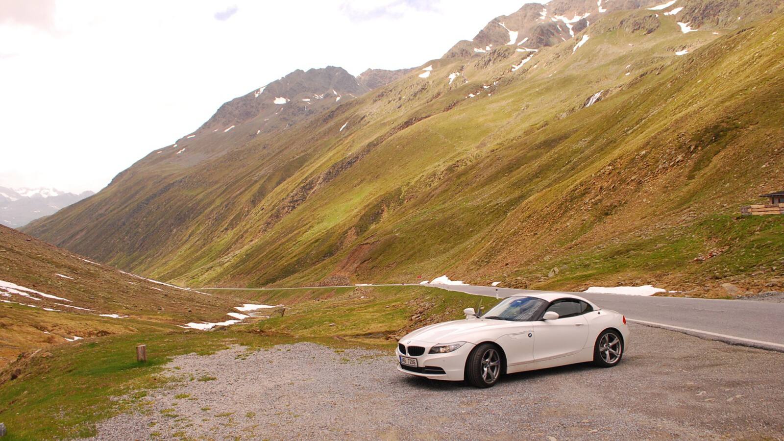 Horská silnice s BMW Z4