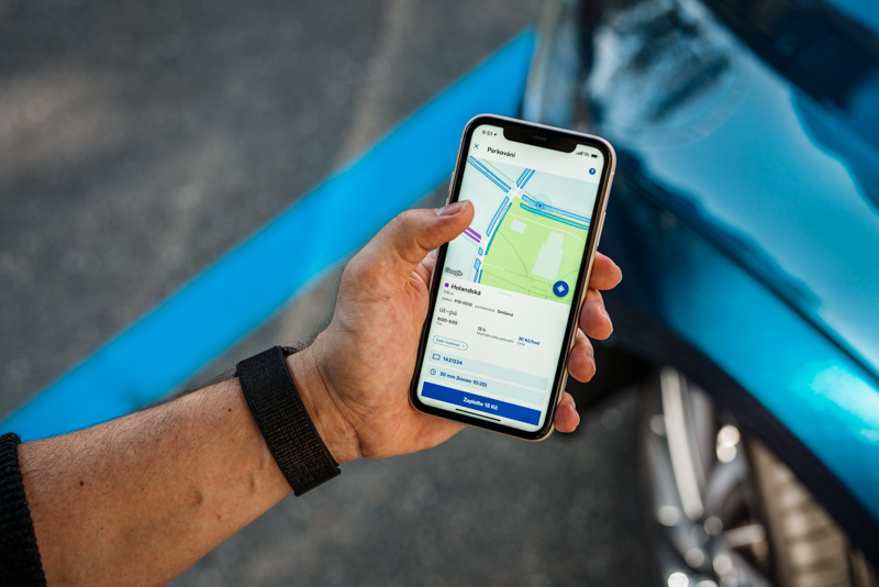 Citymove mobile app helps with parking in Prague